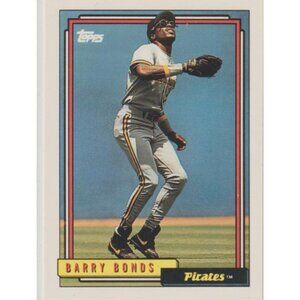 Barry Bonds 1992 Topps Pittsburgh Pirates Vintage Collectible # 380